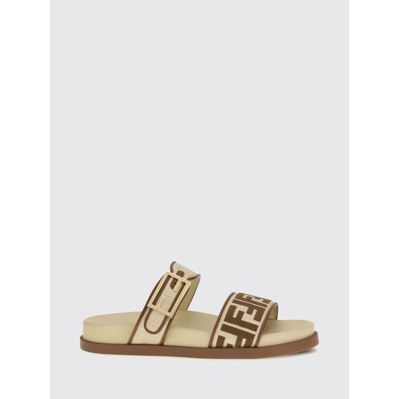 FENDI Handbags - Fendi Heeled Sandal Woman Brown